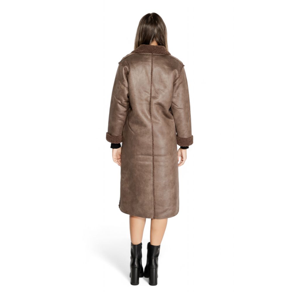 Cleré Brauner Polyester-Mantel